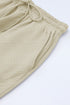 Textured Loose Fit T Shirt and Drawstring Pants Set